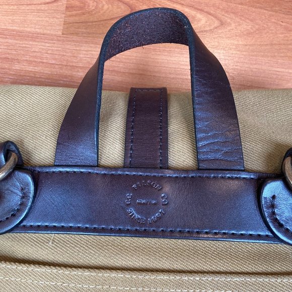 Filson Bags Filson Rugged Twill Small Field Bag Tan Poshmark